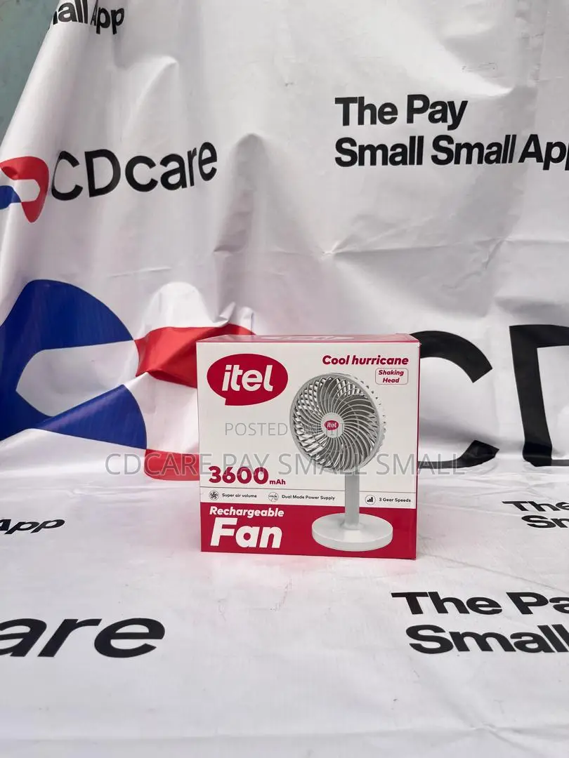 Pay Small Small Itel Rechargeable Fan On Cdcare.App