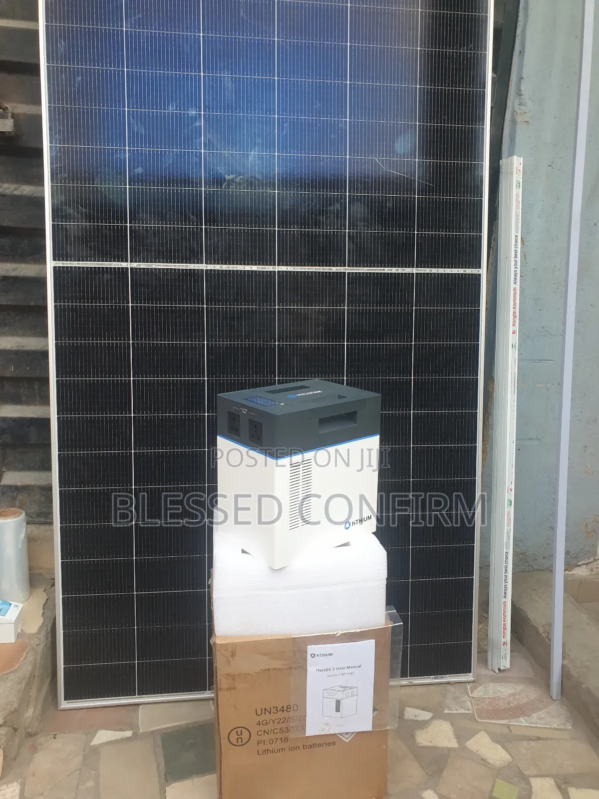 2kwh Hithium Solar Generator With 600w Solar Panel