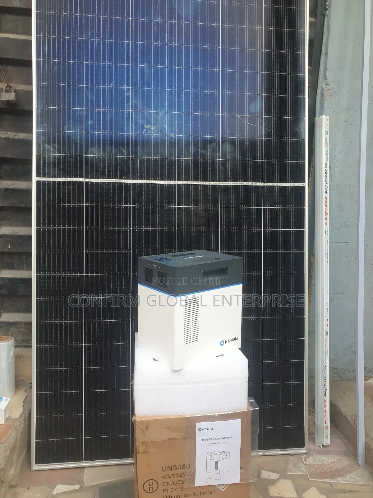 Hithium 2kwh Solar Generator With 600w Solar Panel