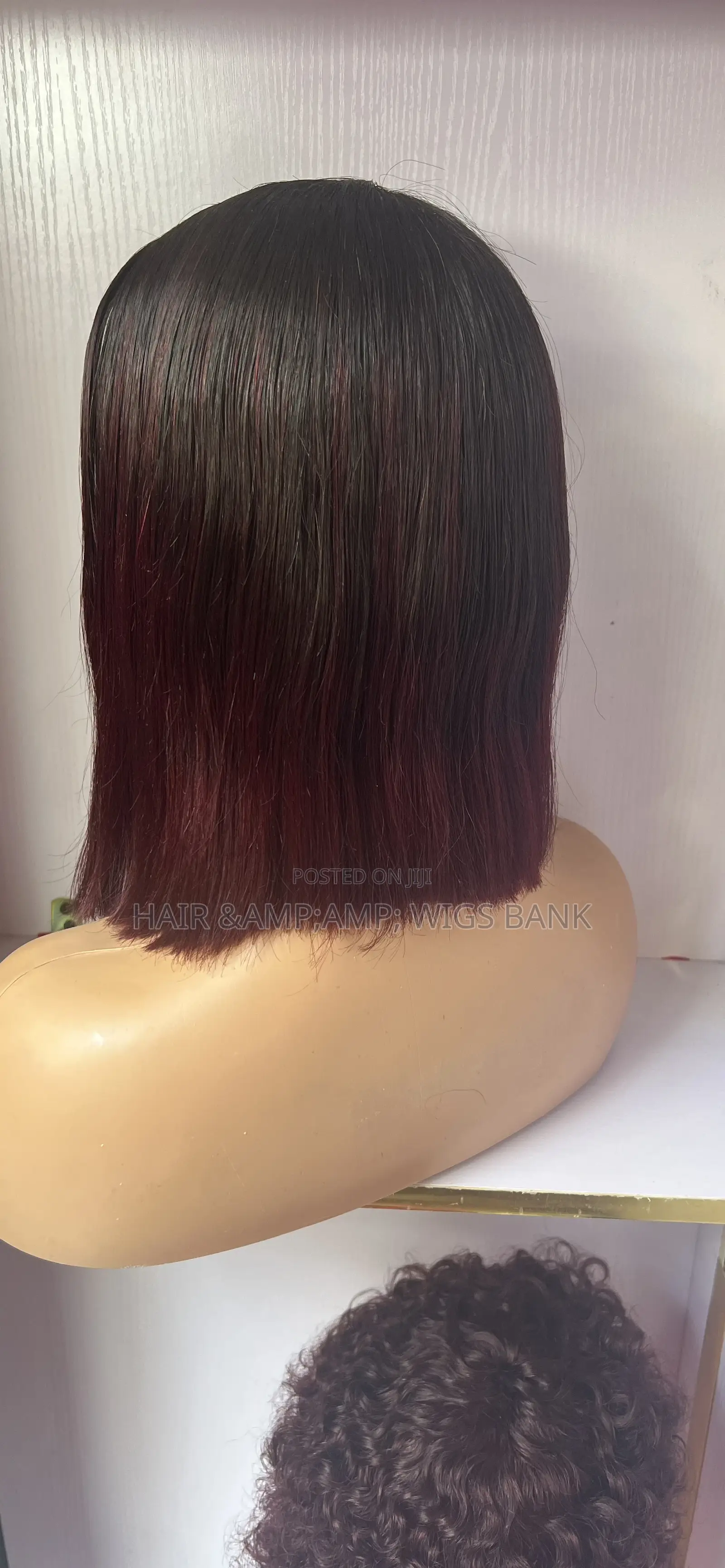 T-Frontal Human Hair Wig T1b/Wine