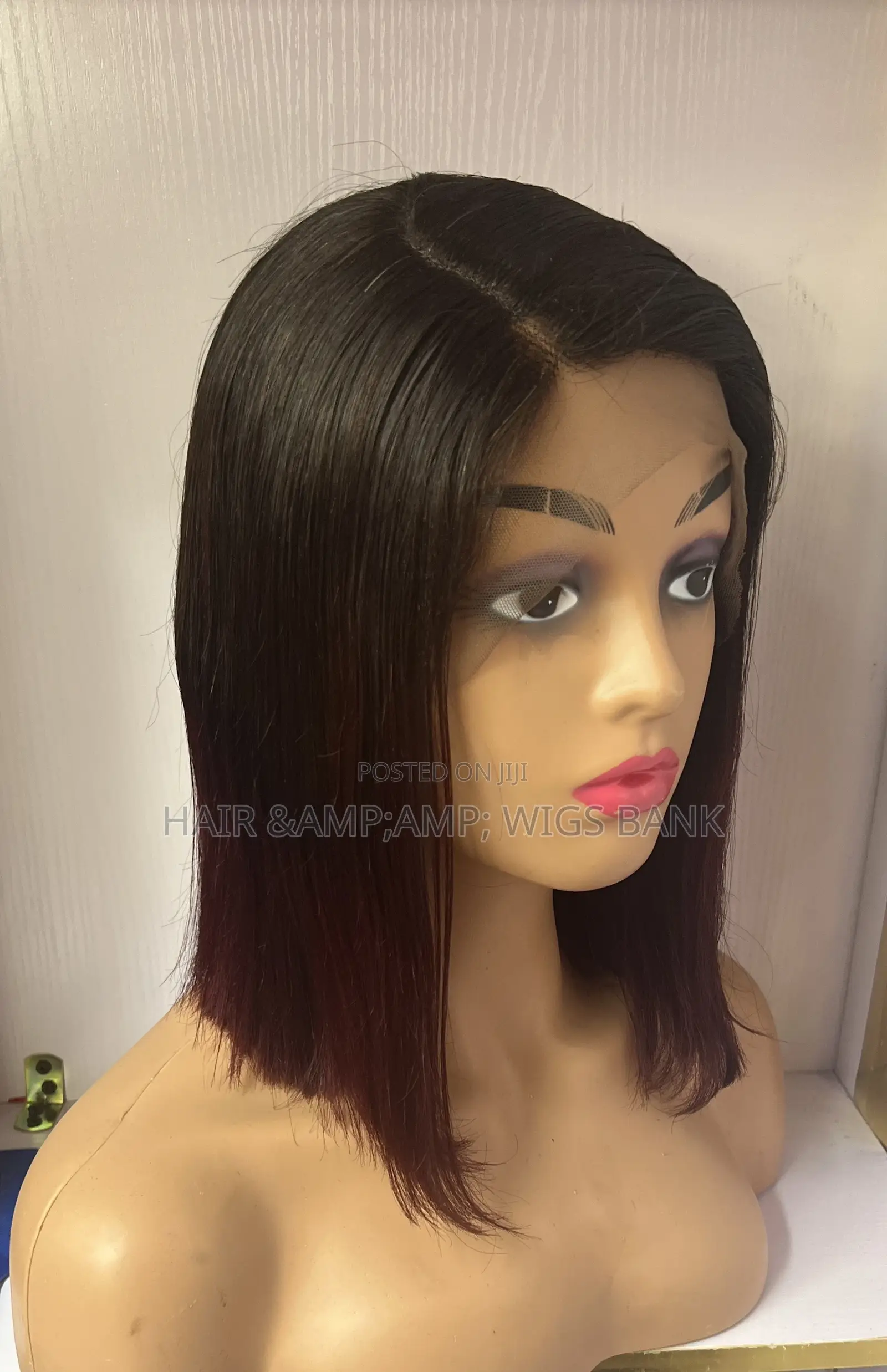 T-Frontal Human Hair Wig T1b/Wine
