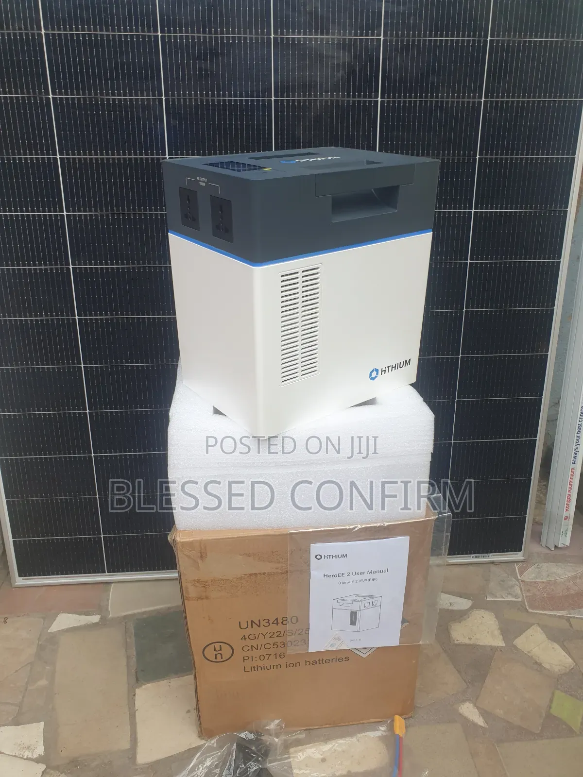 Powerful 2kwh Solar Generator + 1000w Inbiuld Inverter