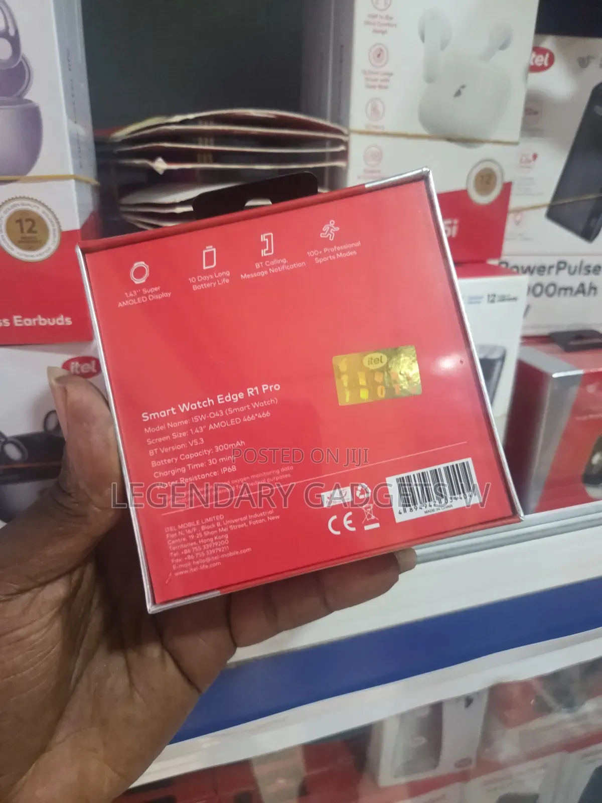 Itel Smart Watch Wdge R1 Pro