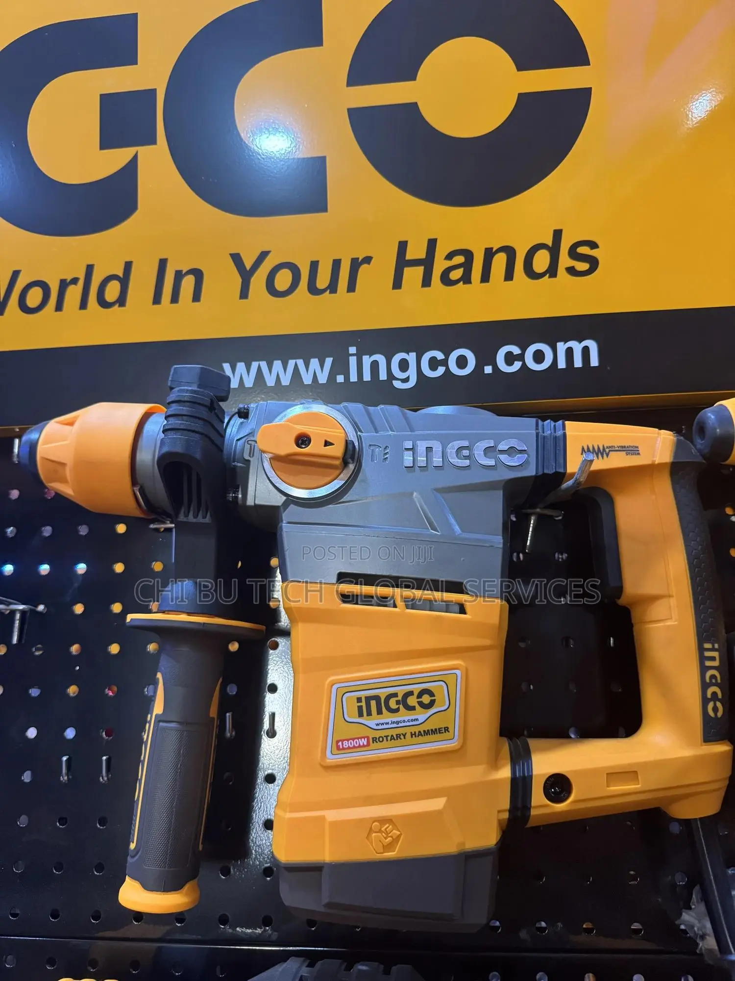 1800w SDS Plus Chuck Rotary Hammer+ 3 Drills +2chisels