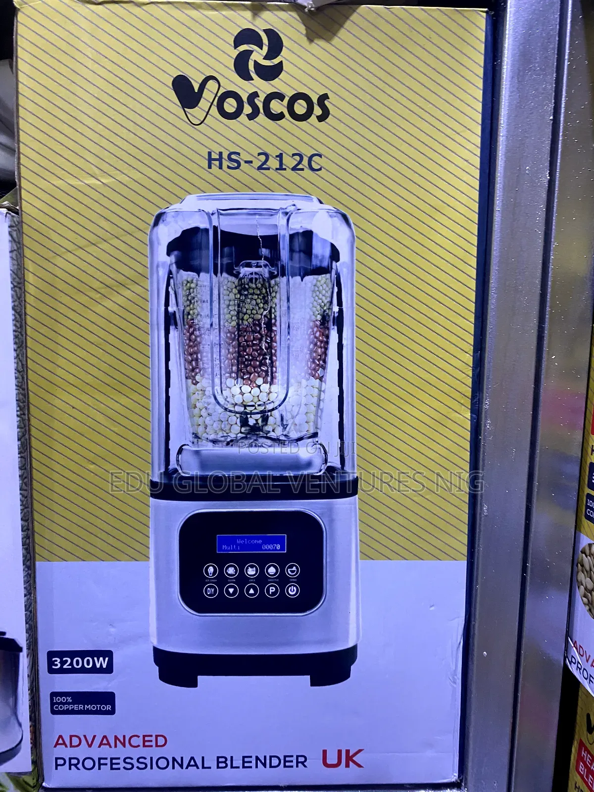 Vosco Hs-212c Advanced Commercial Soundproof Blender. 3200watts.