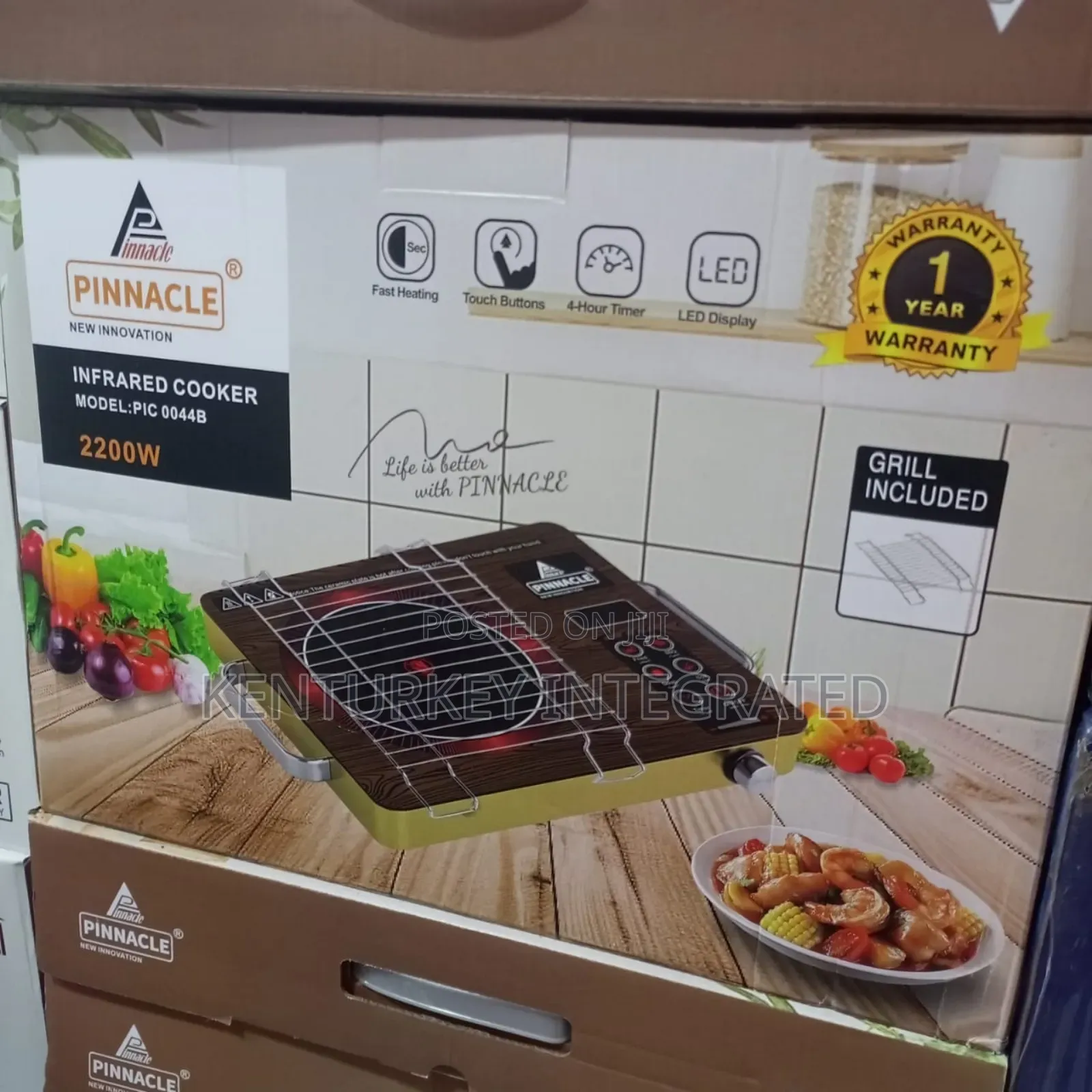 Pinnacle Infrared Cooker (Model: Pic 0044b)