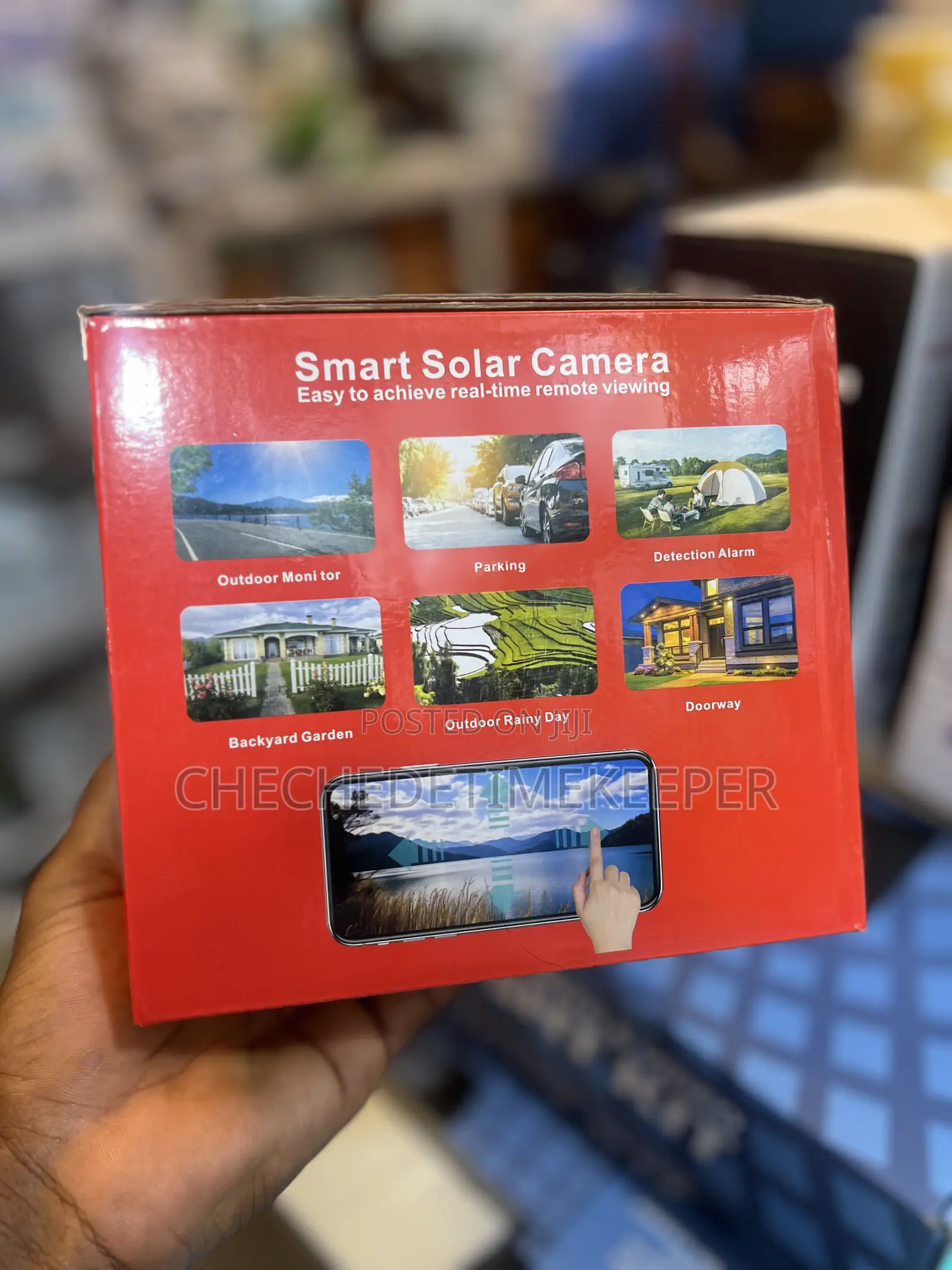 3 Lens CCTV Solar Camera