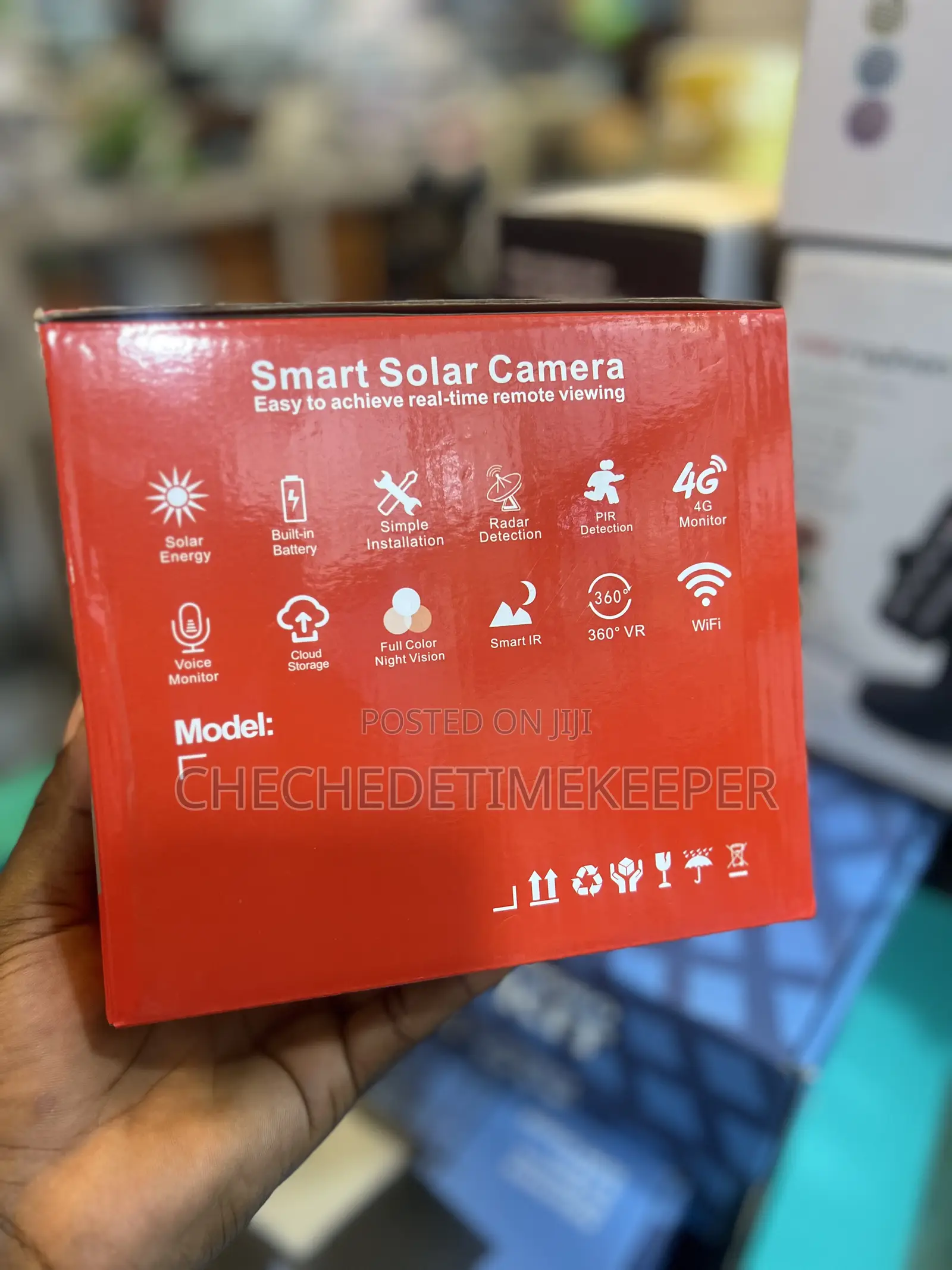 3 Lens CCTV Solar Camera