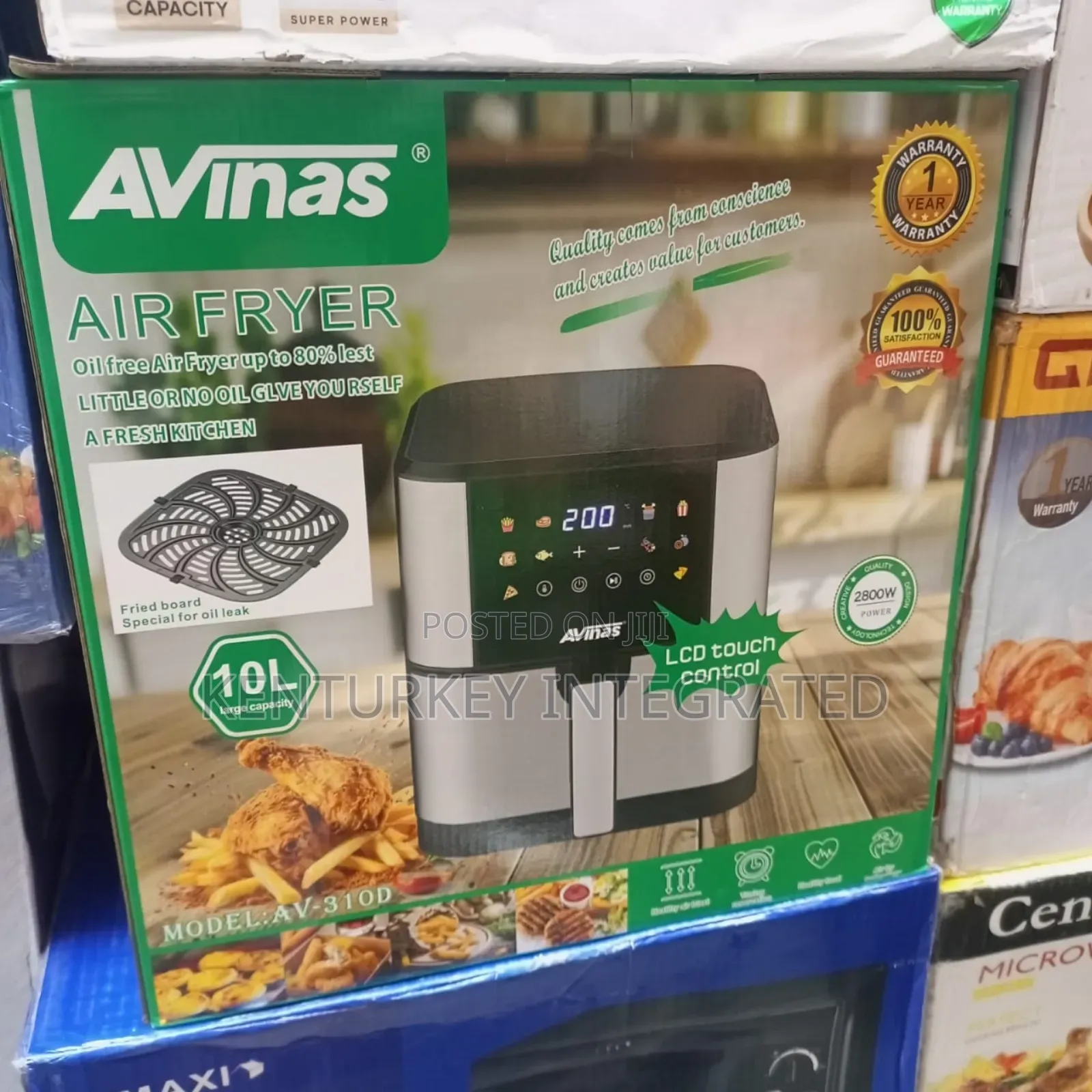 Avinas Av-310d Air Fryer 10 Litres