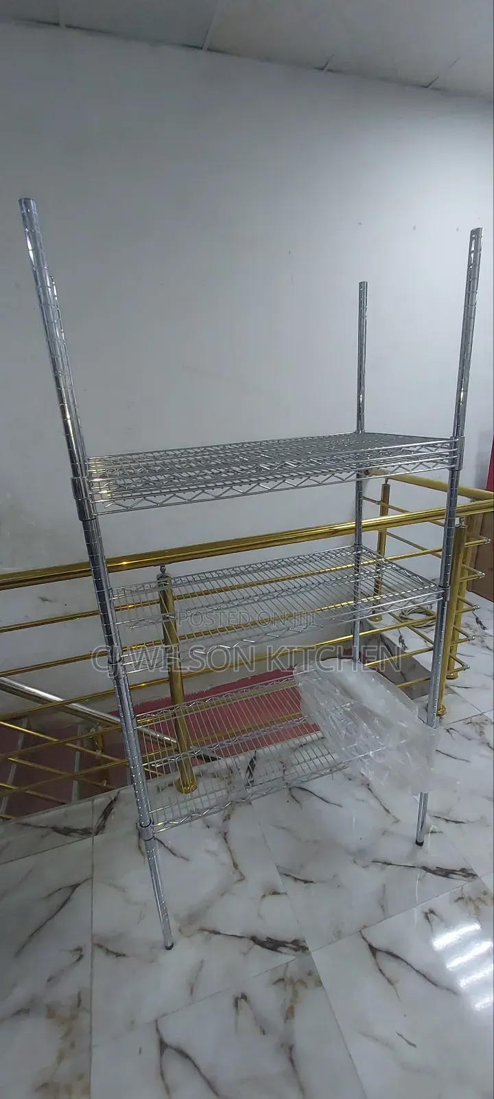 3ft Wire Bread Rack Shelve