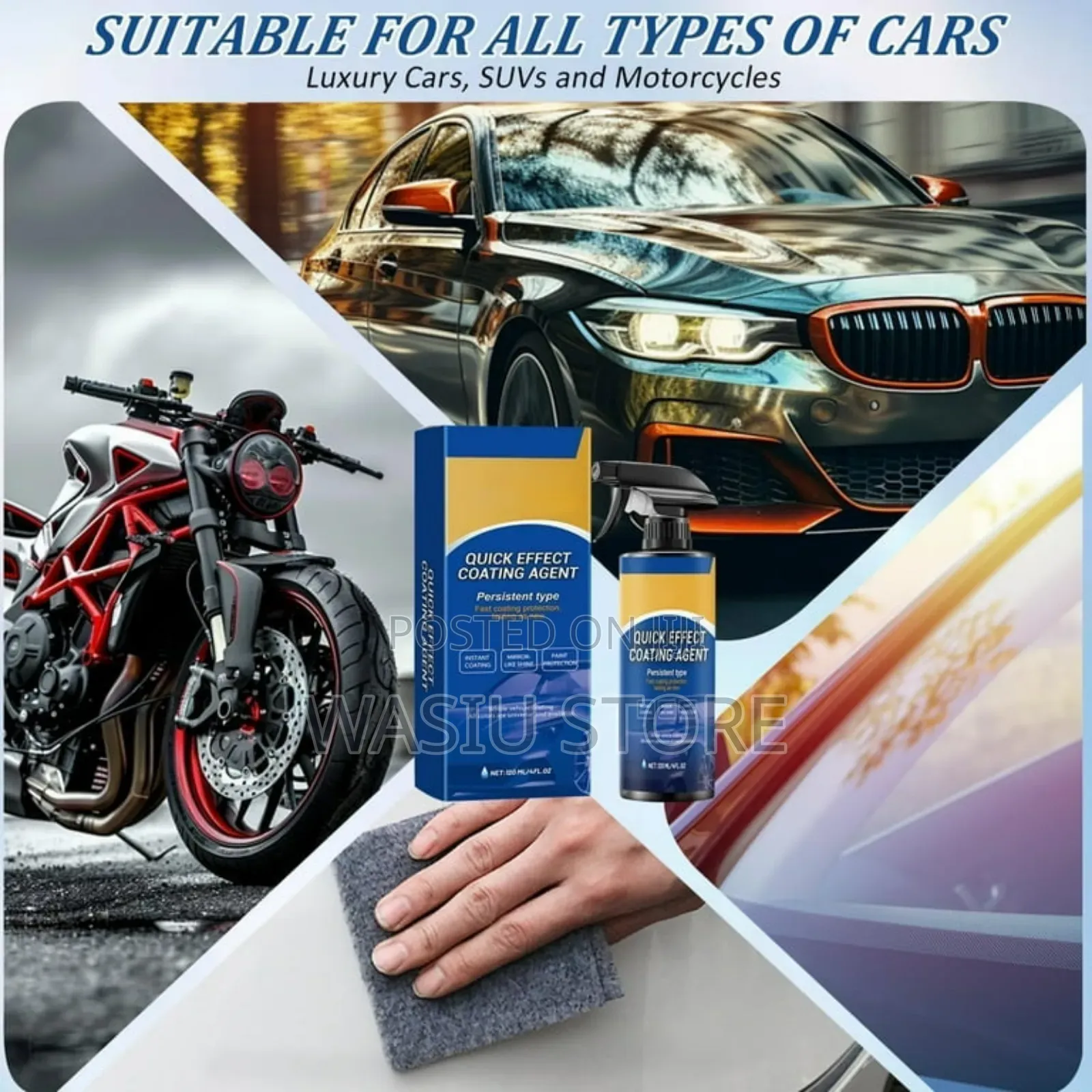 Quick Effect Coating Agent" for Vehicles