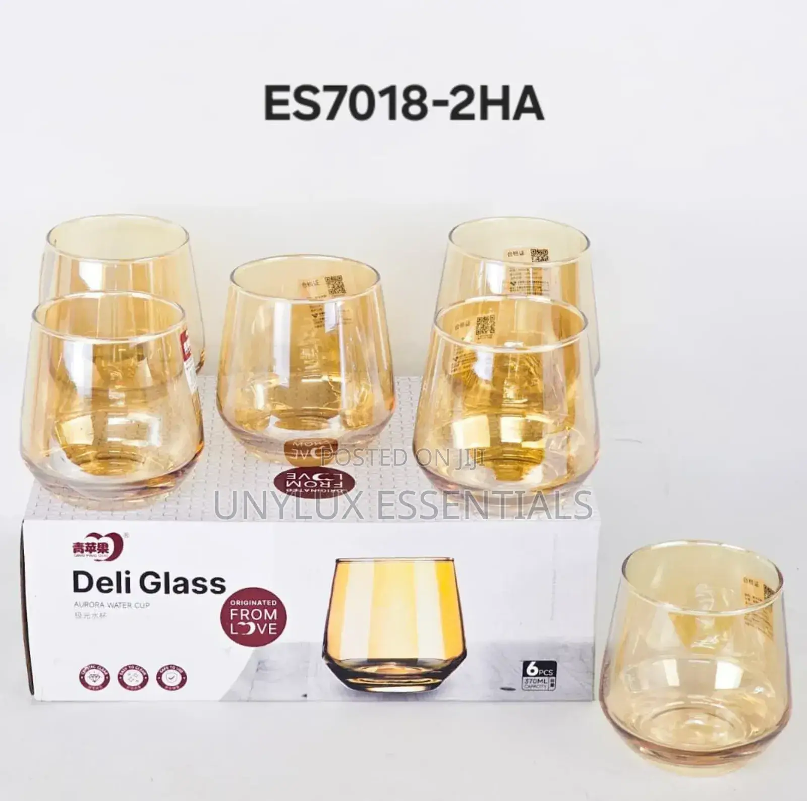 6pcs Whiskey Glass Cup