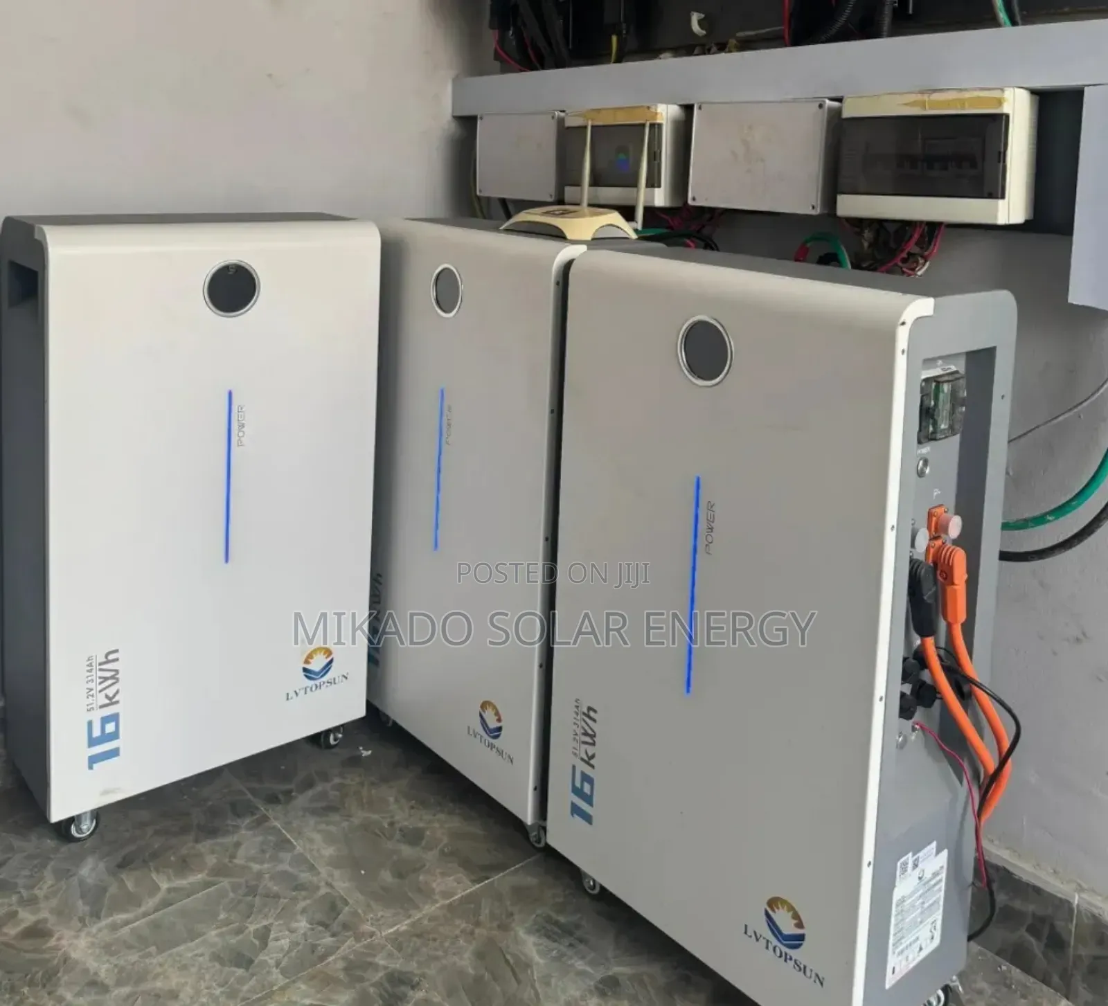 Lvtopsun 16kwh Lithium-Ion Battery (Grade a Cells) With 10yrs Warranty