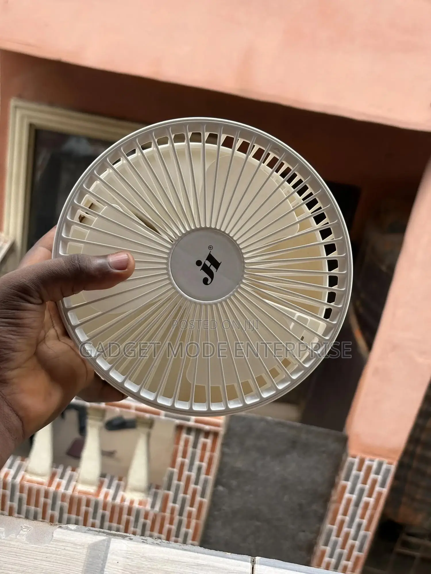 Jia Hao Jh-2028 Portable, Rechargeable, Folding Mini Fan
