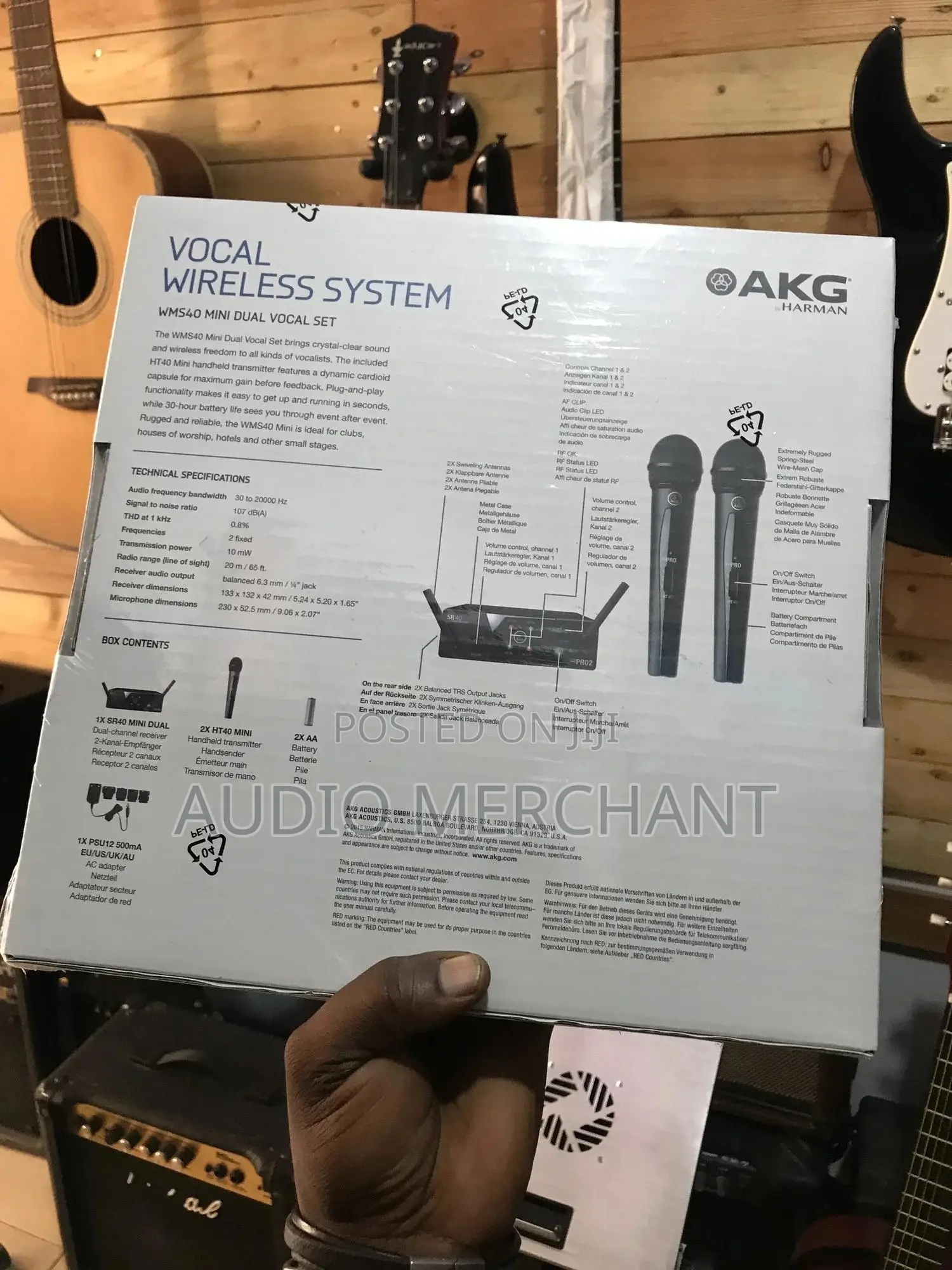 Akg Wms40 Mini Dual Wireless Microphone
