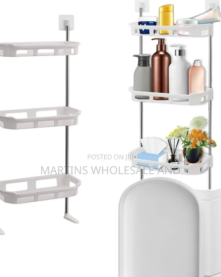Three-Tier Toilet Storage Rack