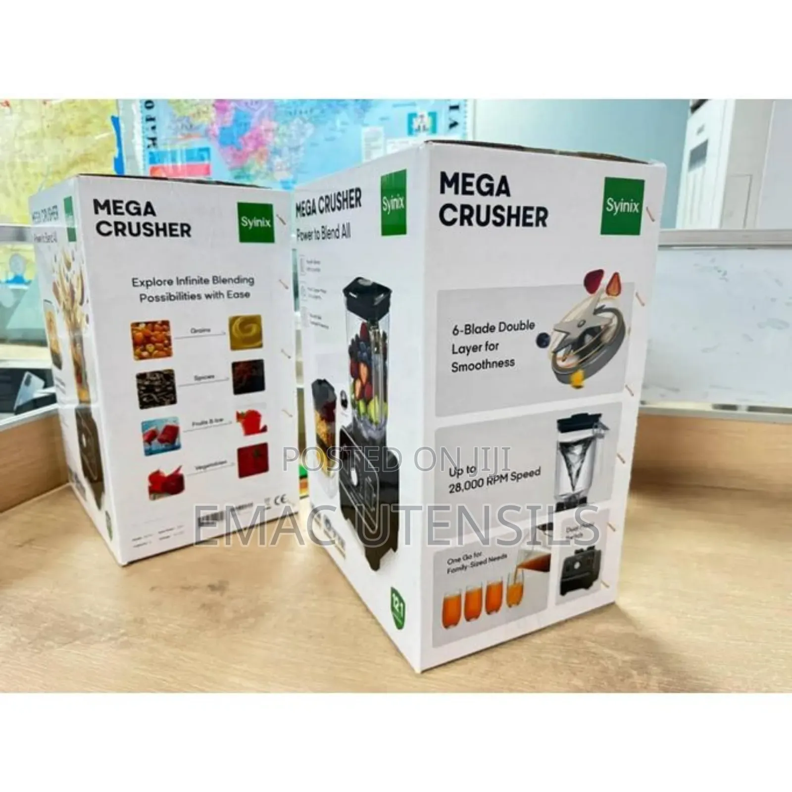 High Quality 2 in 1 Syinix Crusher Blender