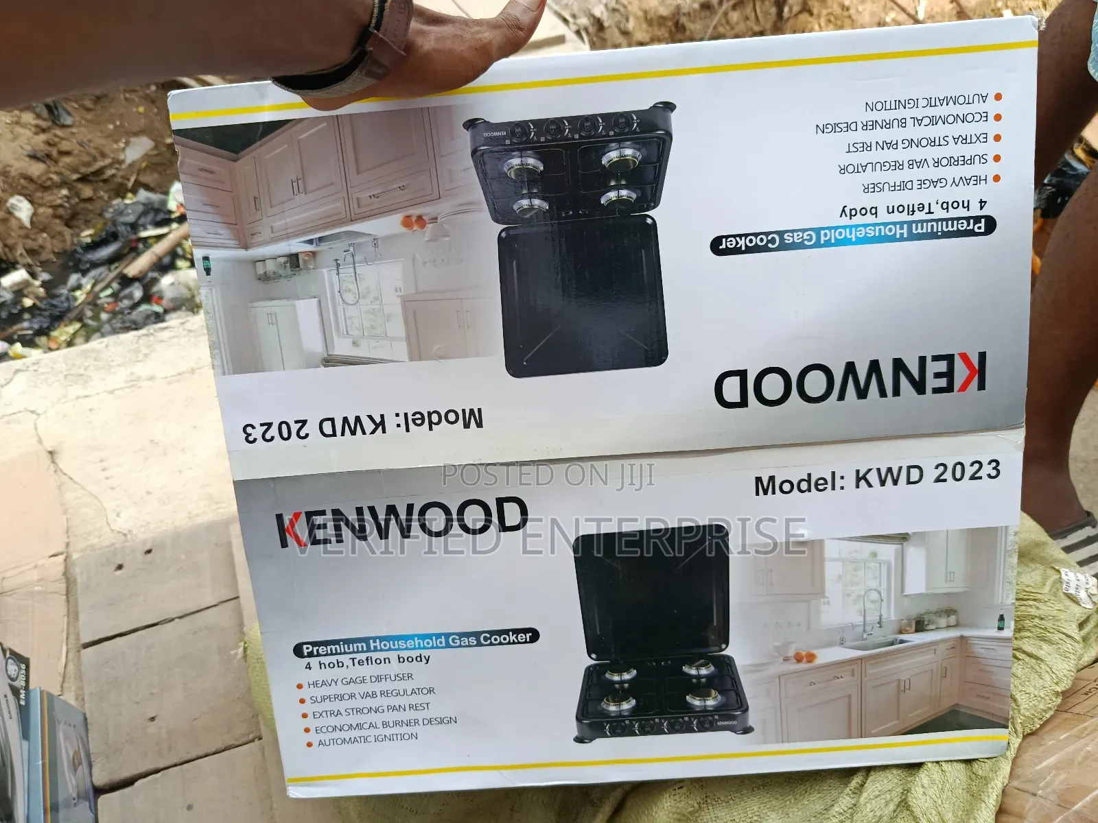 Kenwood Table Gas Cooker - 4 Burner