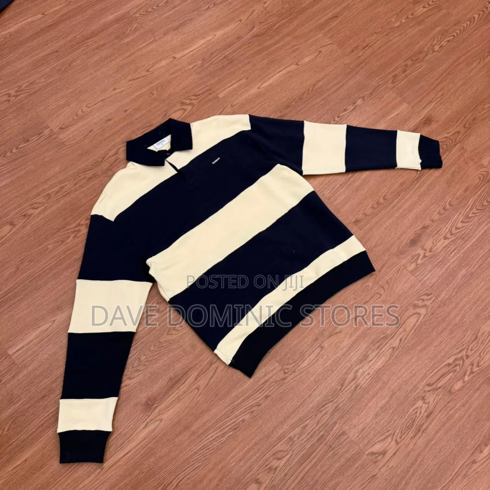 Covernat Striped Polo Longsleeve