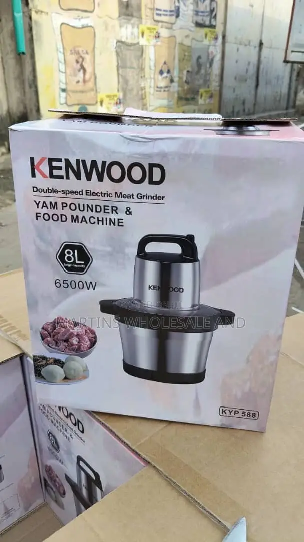 Kenwood Double-Speed Electric Meat Grinder Yam Pounder Food Machine,
