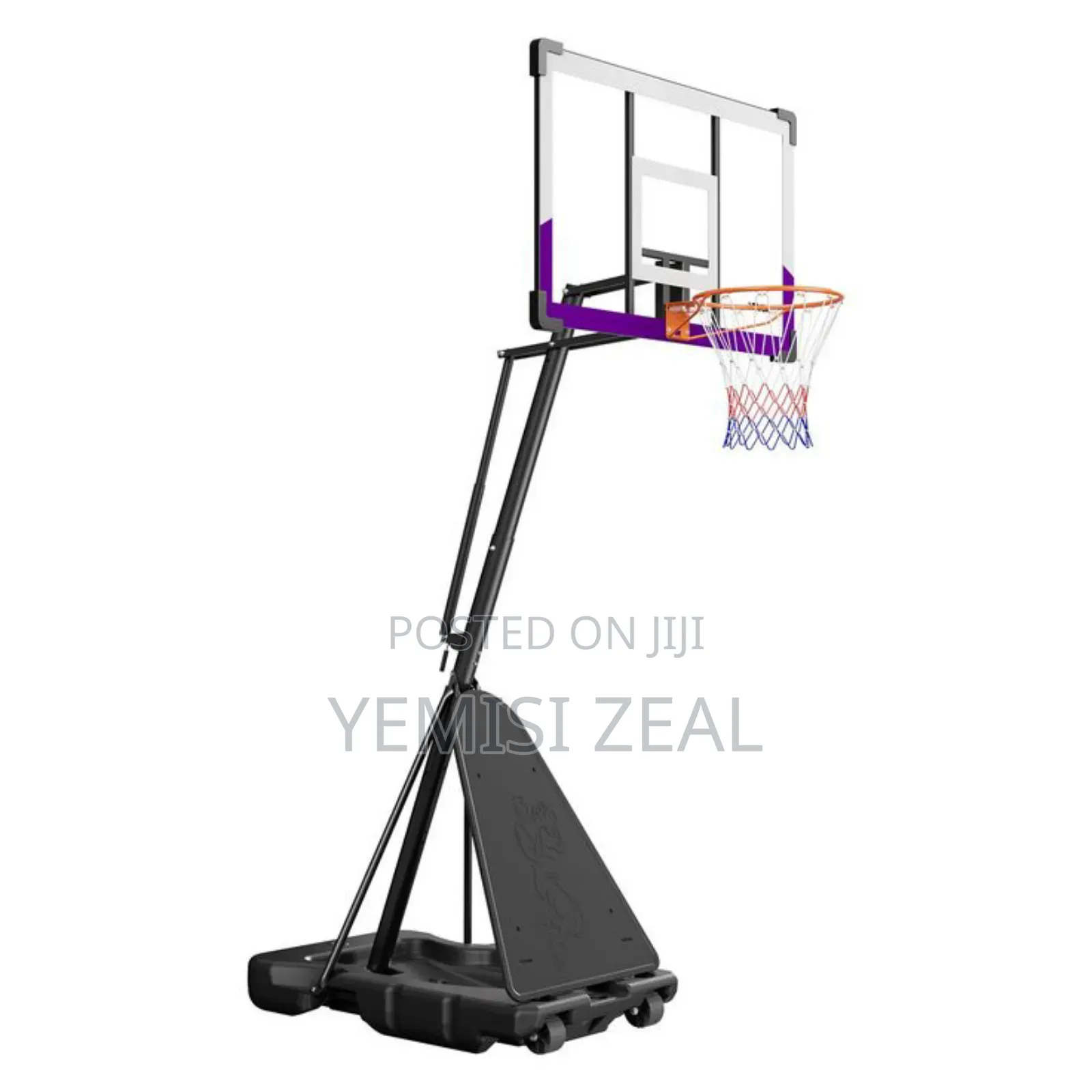 Giant Basketball Stand With 6 Balls