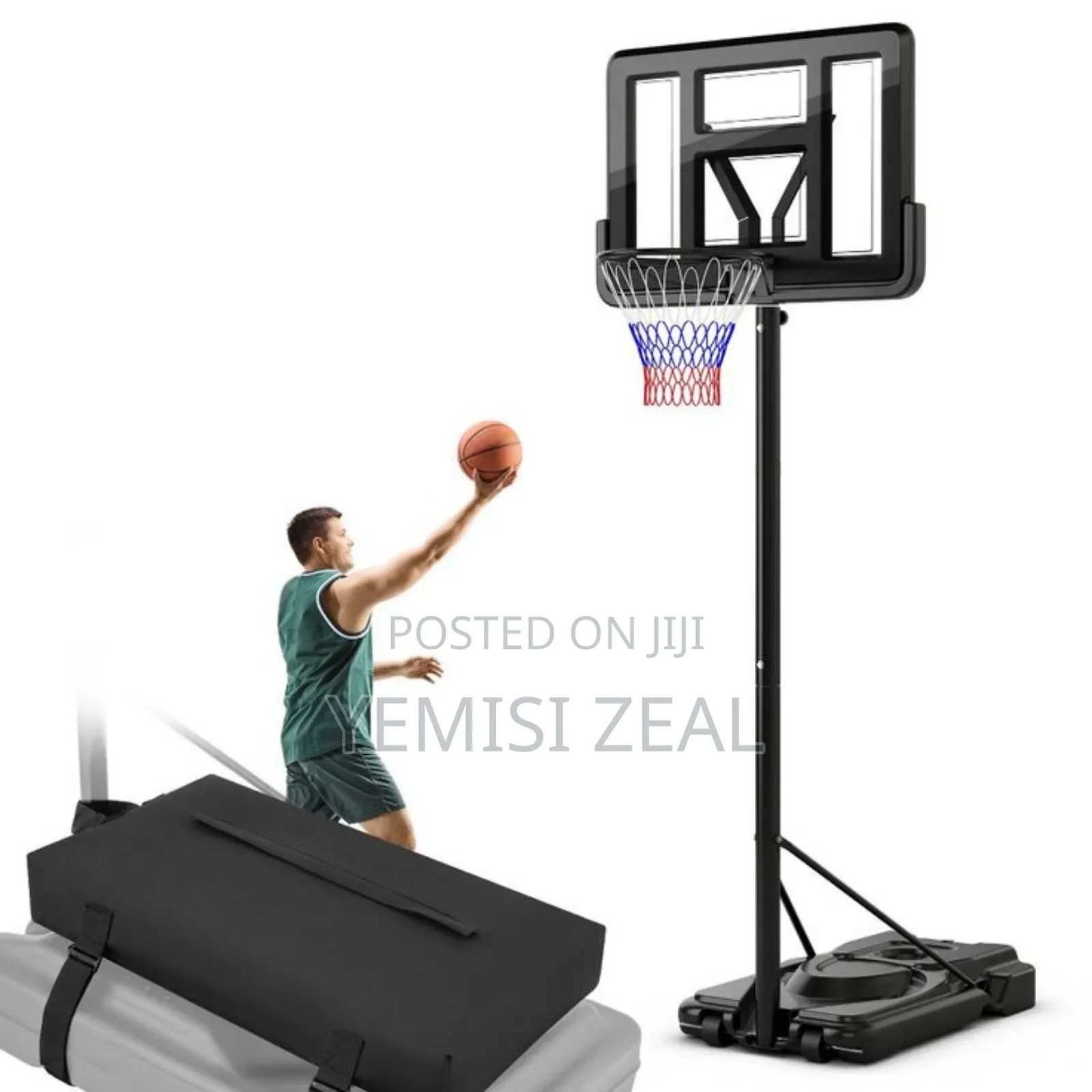 American Basketball Hoop Stand With 4 Balls