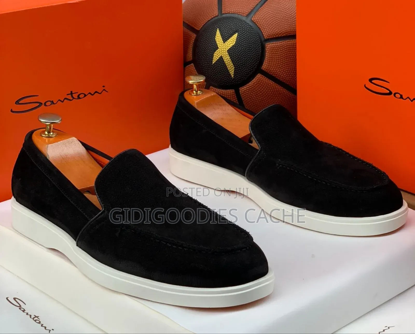 Santoni Suede Loafers Size 40-46