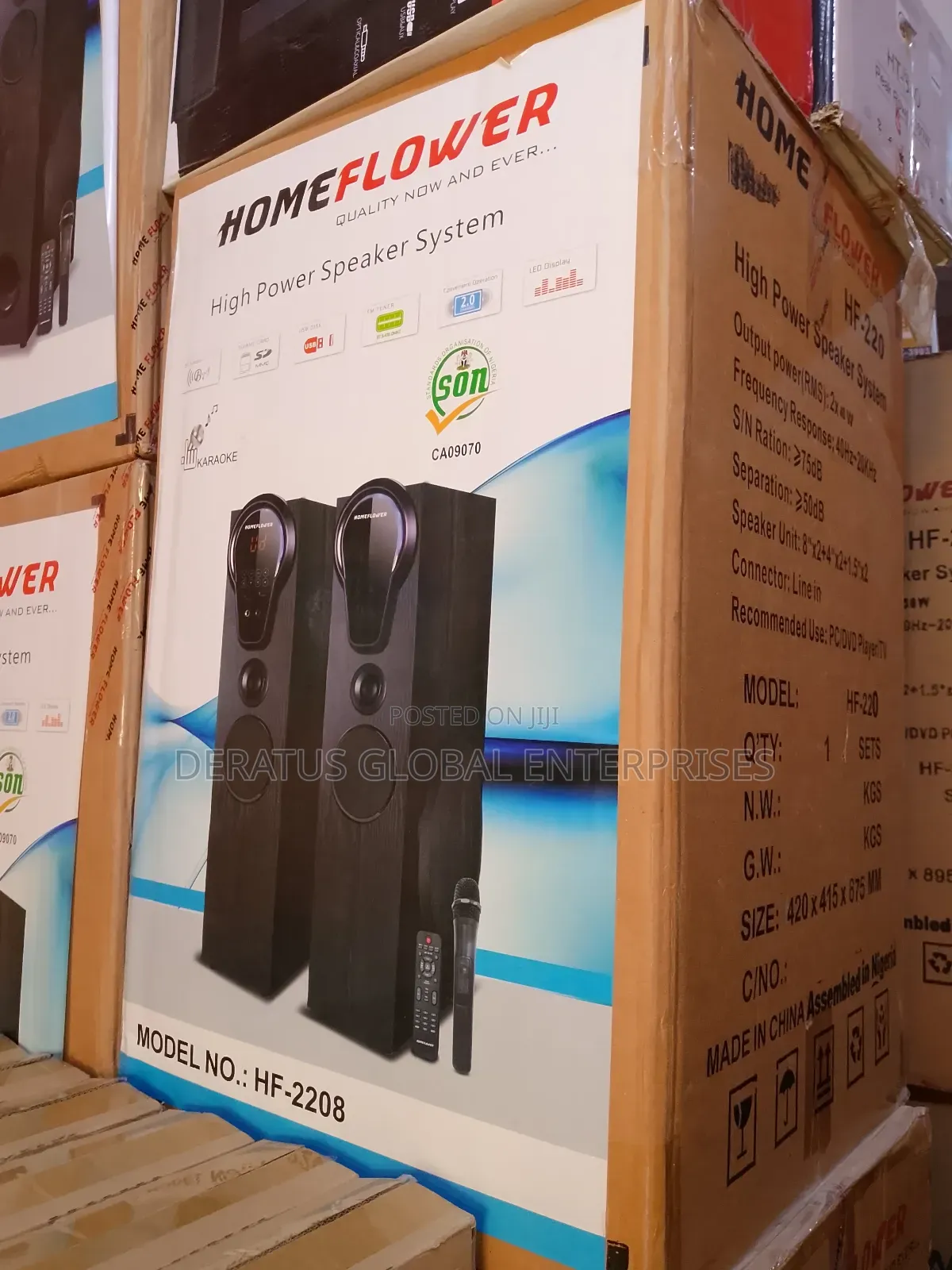 Home Flower Sound System With 1 Microphone Model 2208
