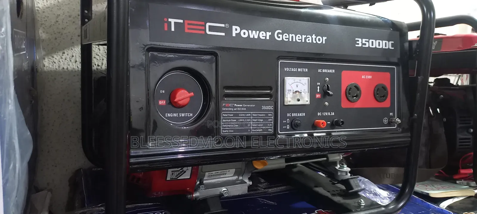 5.5kva Itec Power Full Cooper Coil Generator 3 Year's Warranty