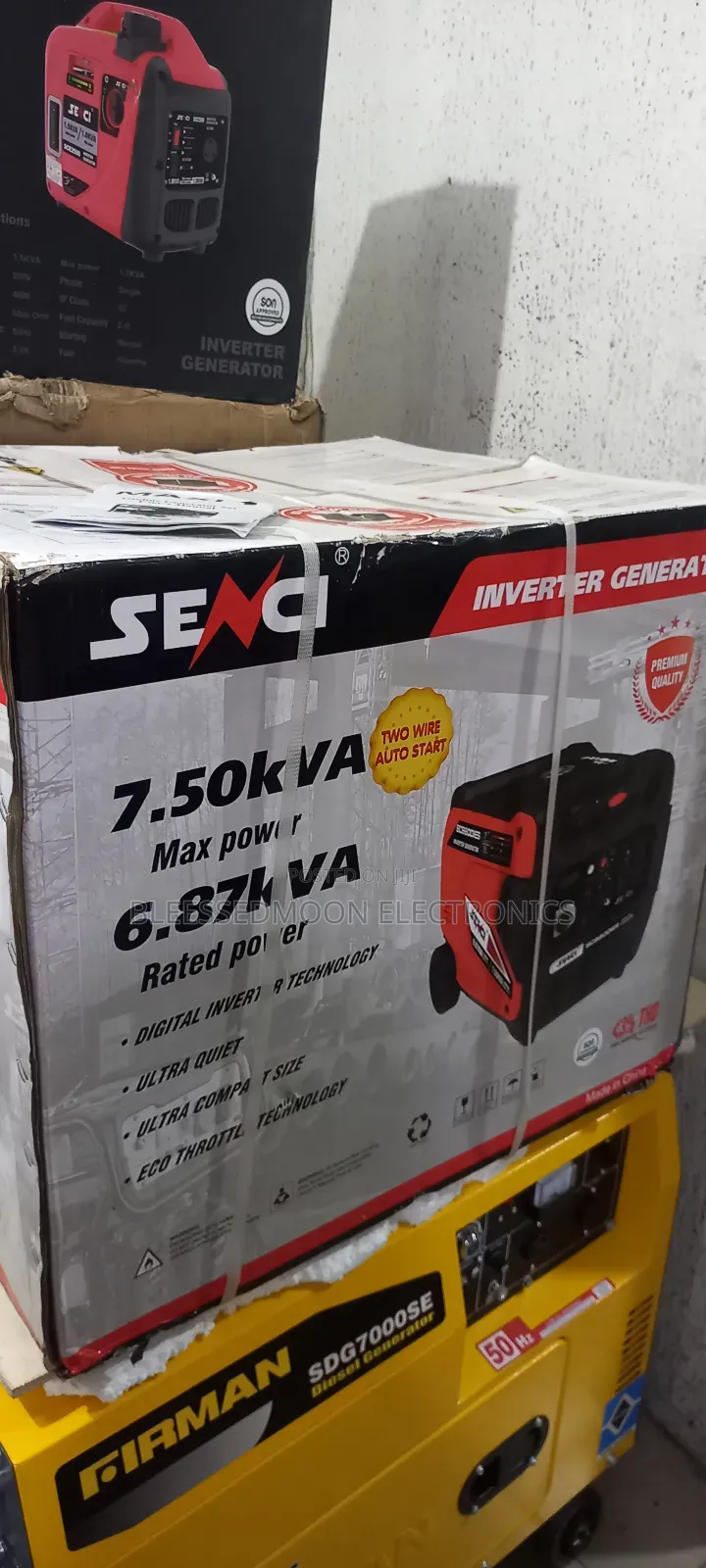 Senci 7.5kva Inverter Generator for Heavy Loads 5 Year's Company W