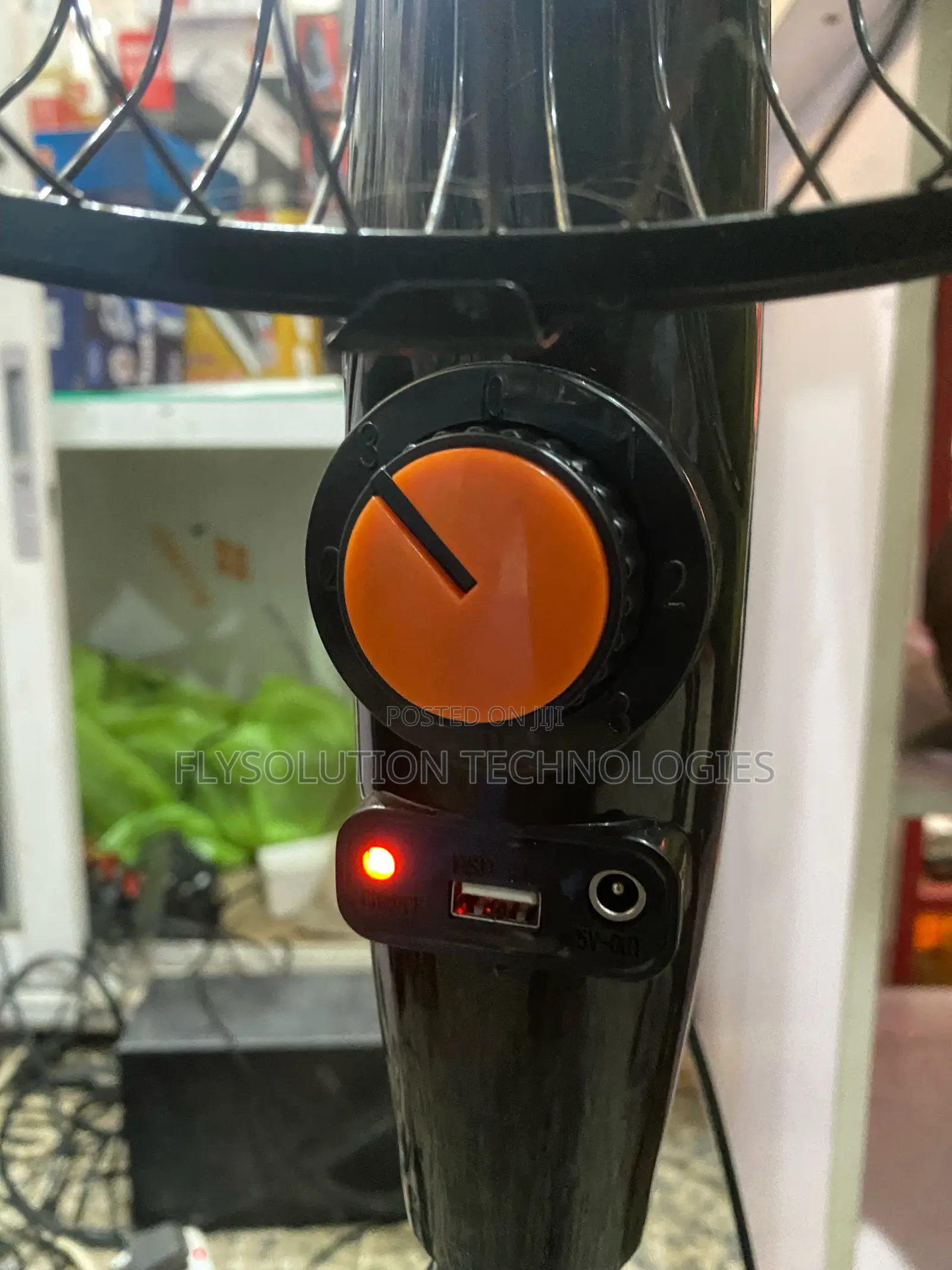 Solar Powered Rechargeable Standing Solar Fan