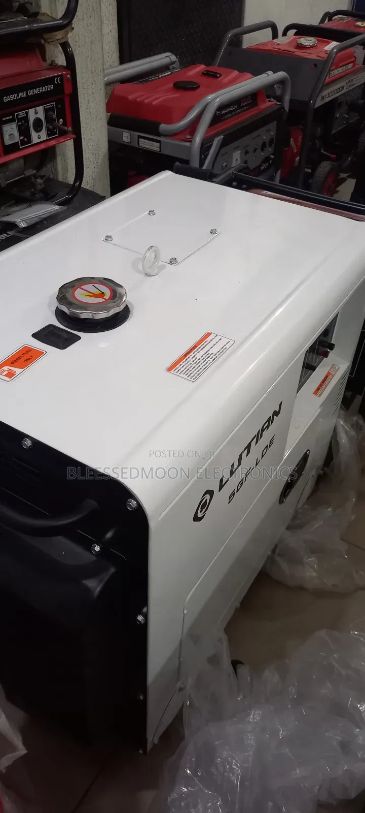 10kva Lutian Soundproof Generator With Engine Cooling Motor