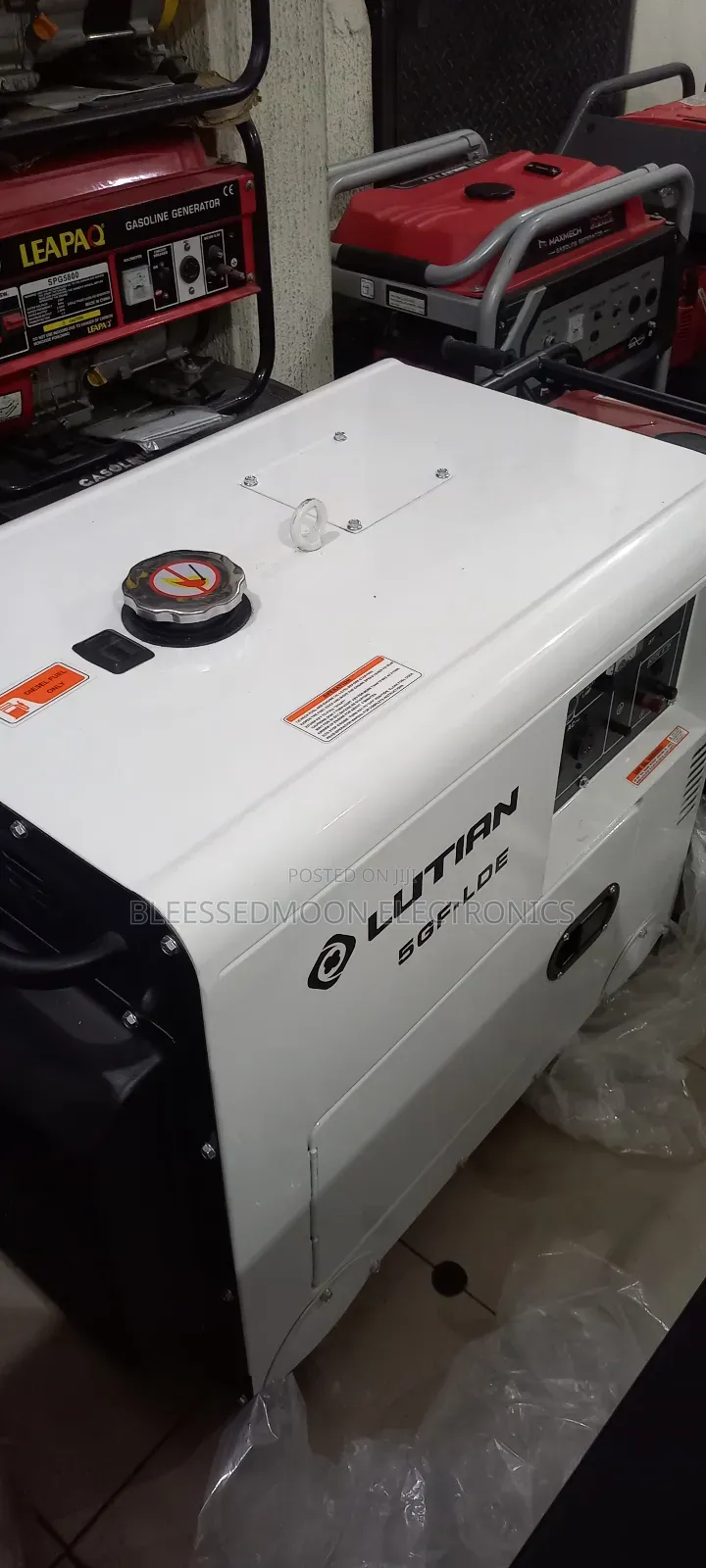 10kva Lutian Soundproof Generator With Engine Cooling Motor