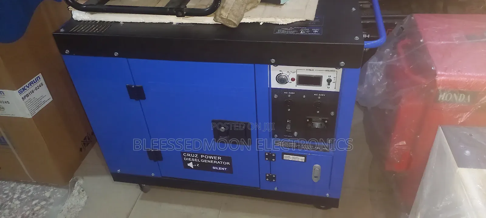 Cruz Power 12.5kva Soundproof Generator Pure Cooper Coil 3 Yrs Warrant