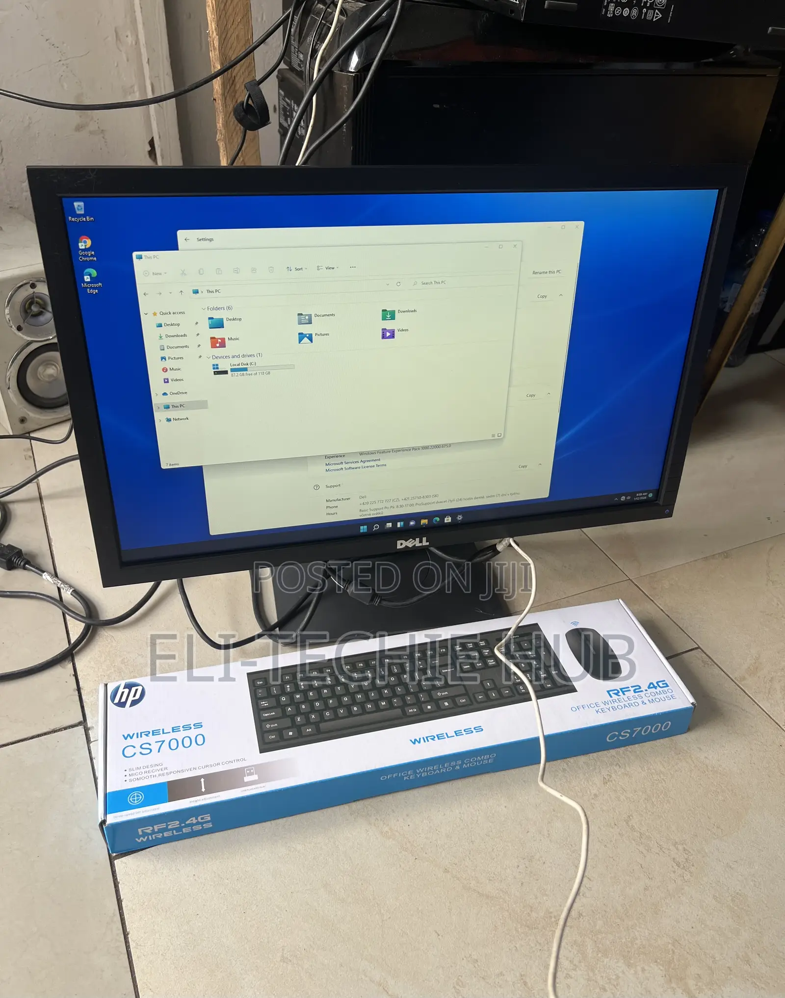 Desktop Computer Dell OptiPlex 3050 8GB Intel Core I5 SSD 128GB