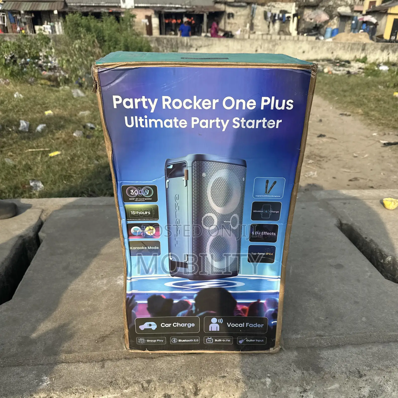 Hisense Party Rocker 300watt Mega Production Rechargeable
