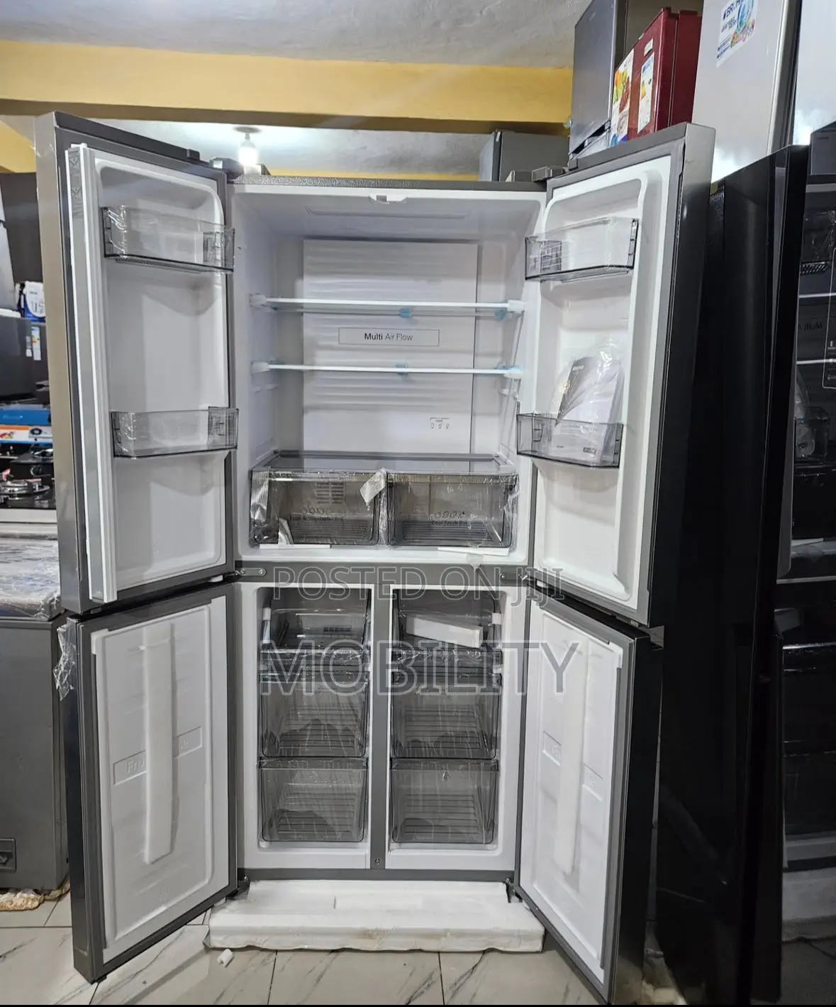 Hisense Side by Side Refrigerator Model:54wc 392l Four Door