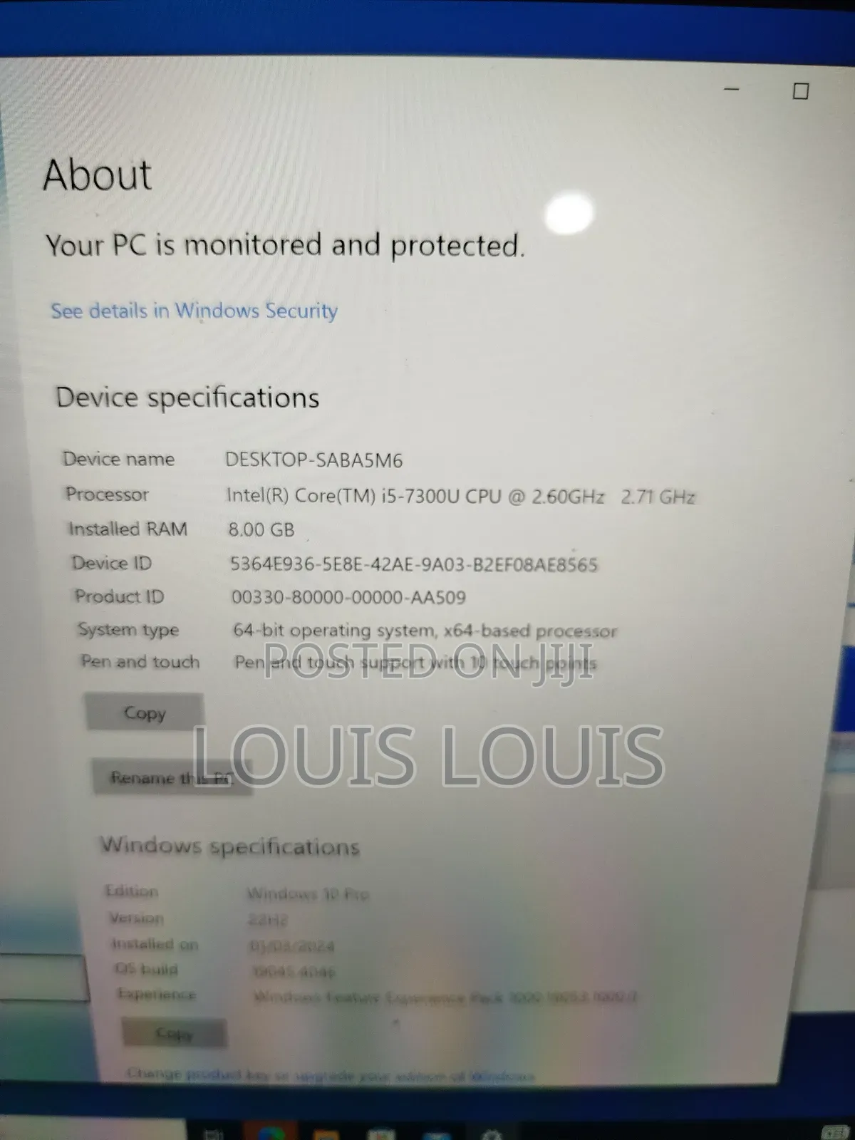 New Laptop Microsoft Surface Pro 6 8GB Intel Core i5 HDD+SSD 256GB