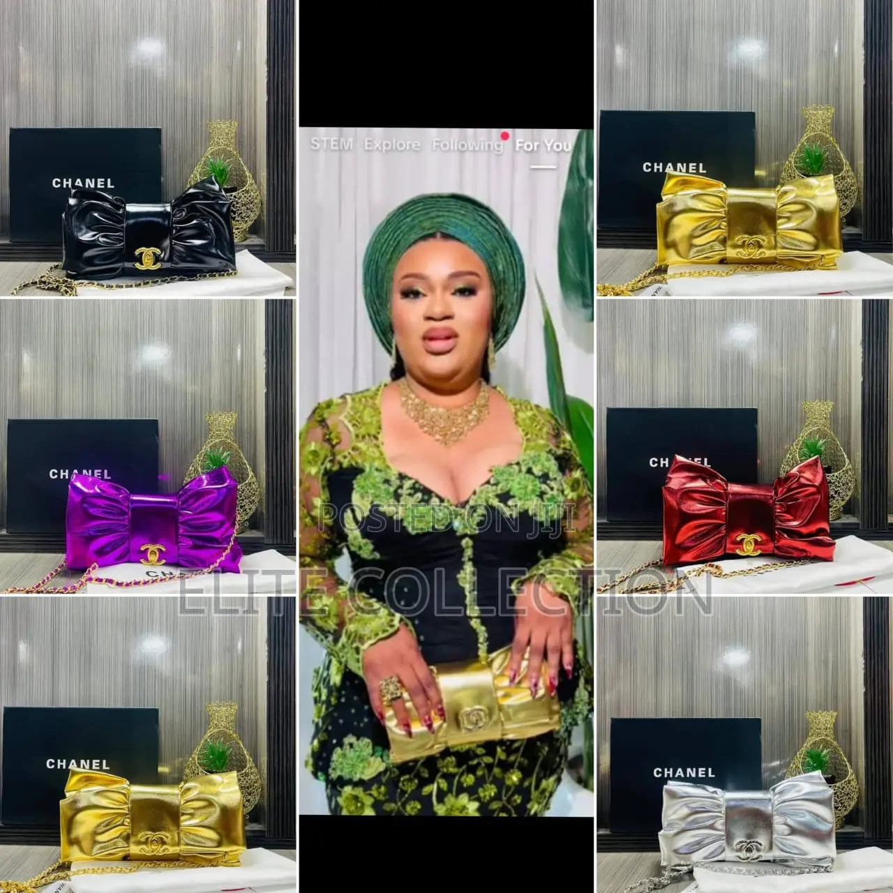Luxury Chanel Metallic Purse * *Available in 5 Displayed Colours*