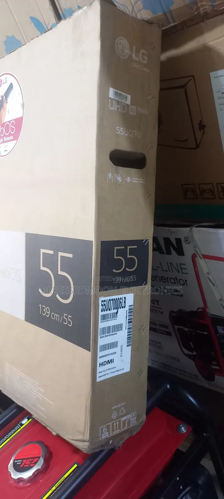 Lg Ai Thinq Smart Television With Double Panels,5 Years Company W