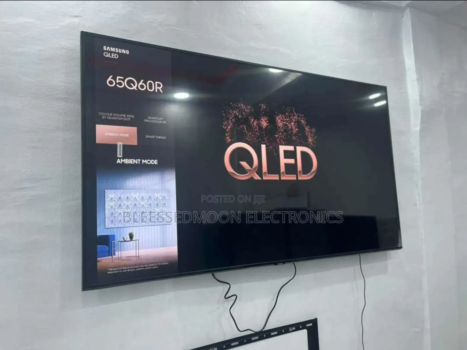 TCL 65inches Smart Google Tv Uhd Flameless Body 5 Years Garranty
