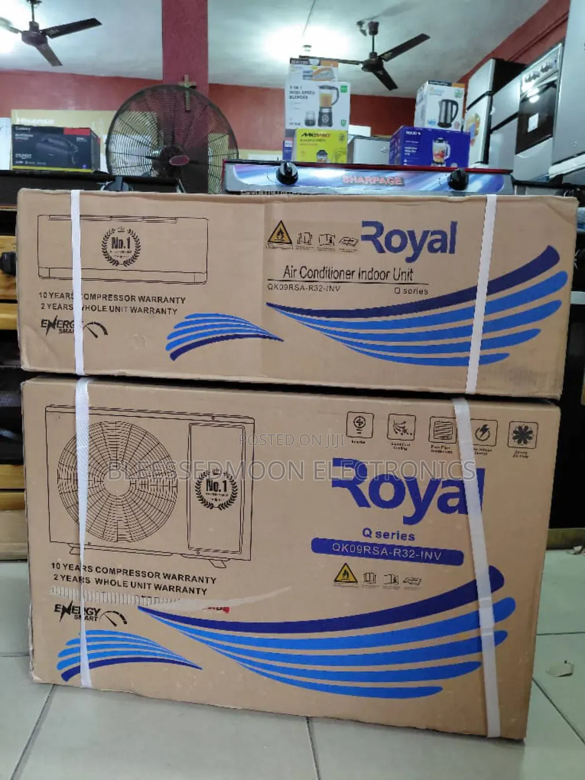Royal Smart Inverter Split Unit Ac 1hp With Installation Kits and Wire