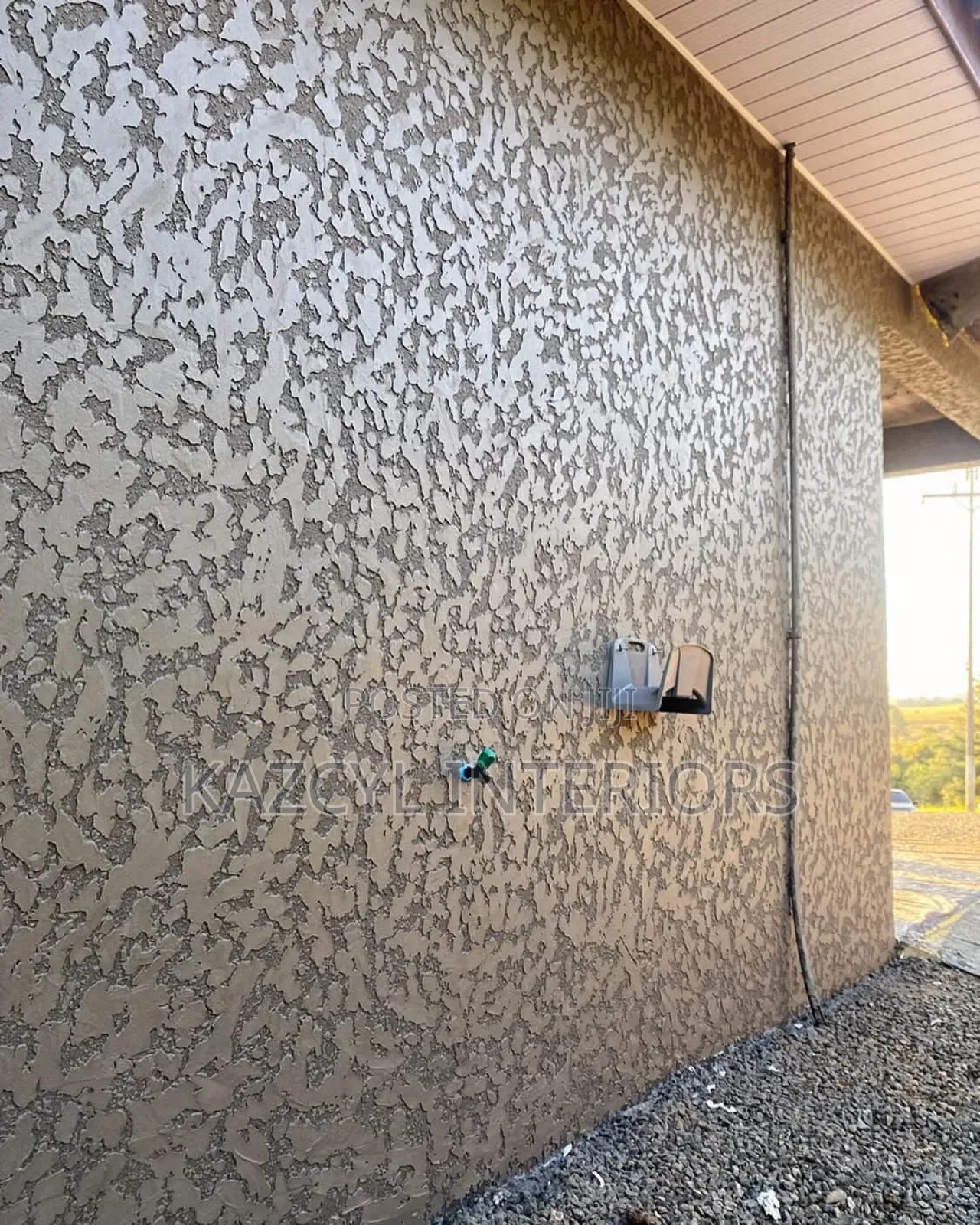 Tyrolean Cement Spray and Paintings