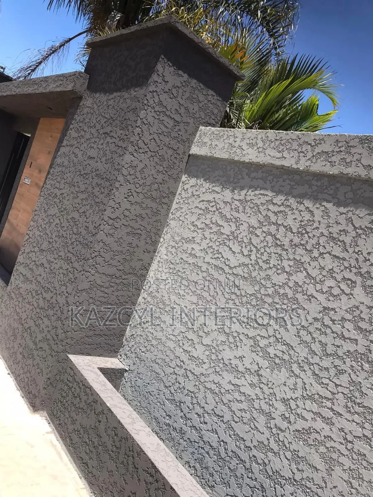 Tyrolean Cement Spray and Paintings