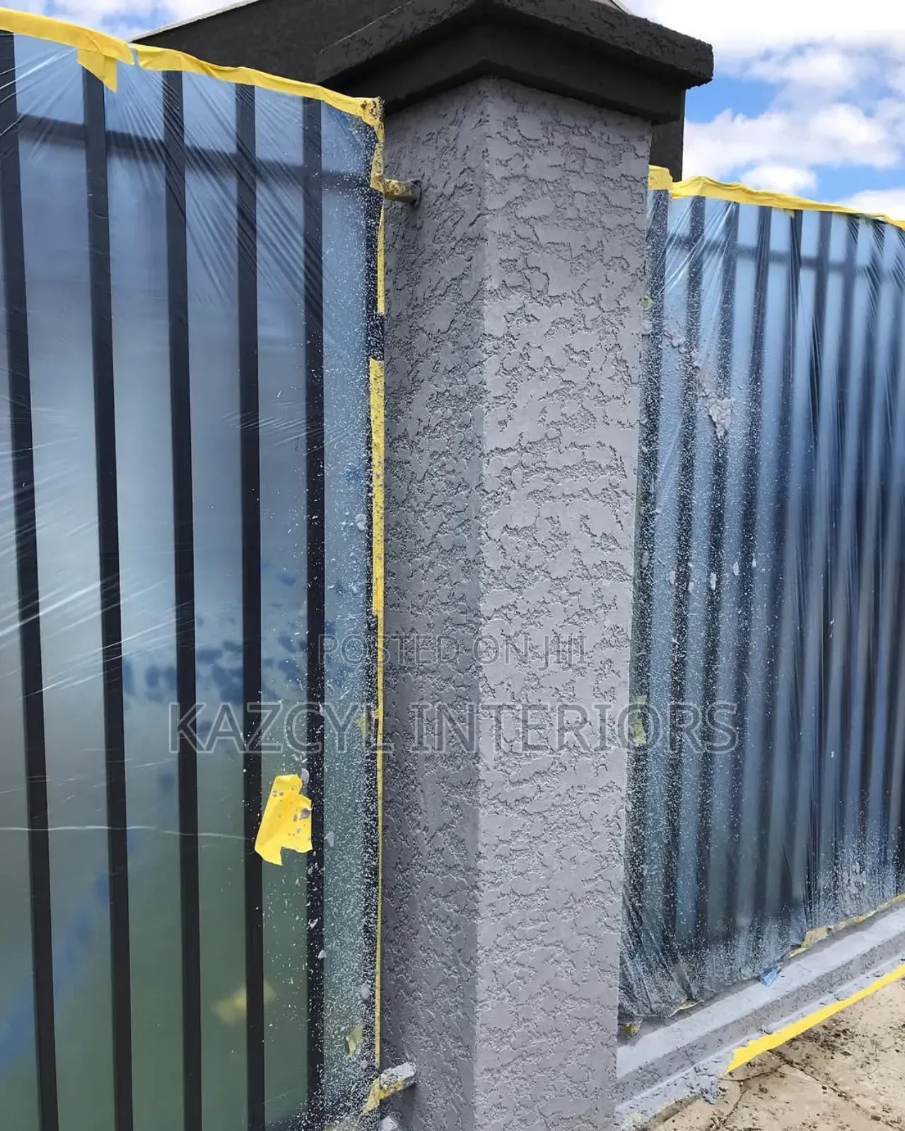 Tyrolean Cement Spray and Paintings