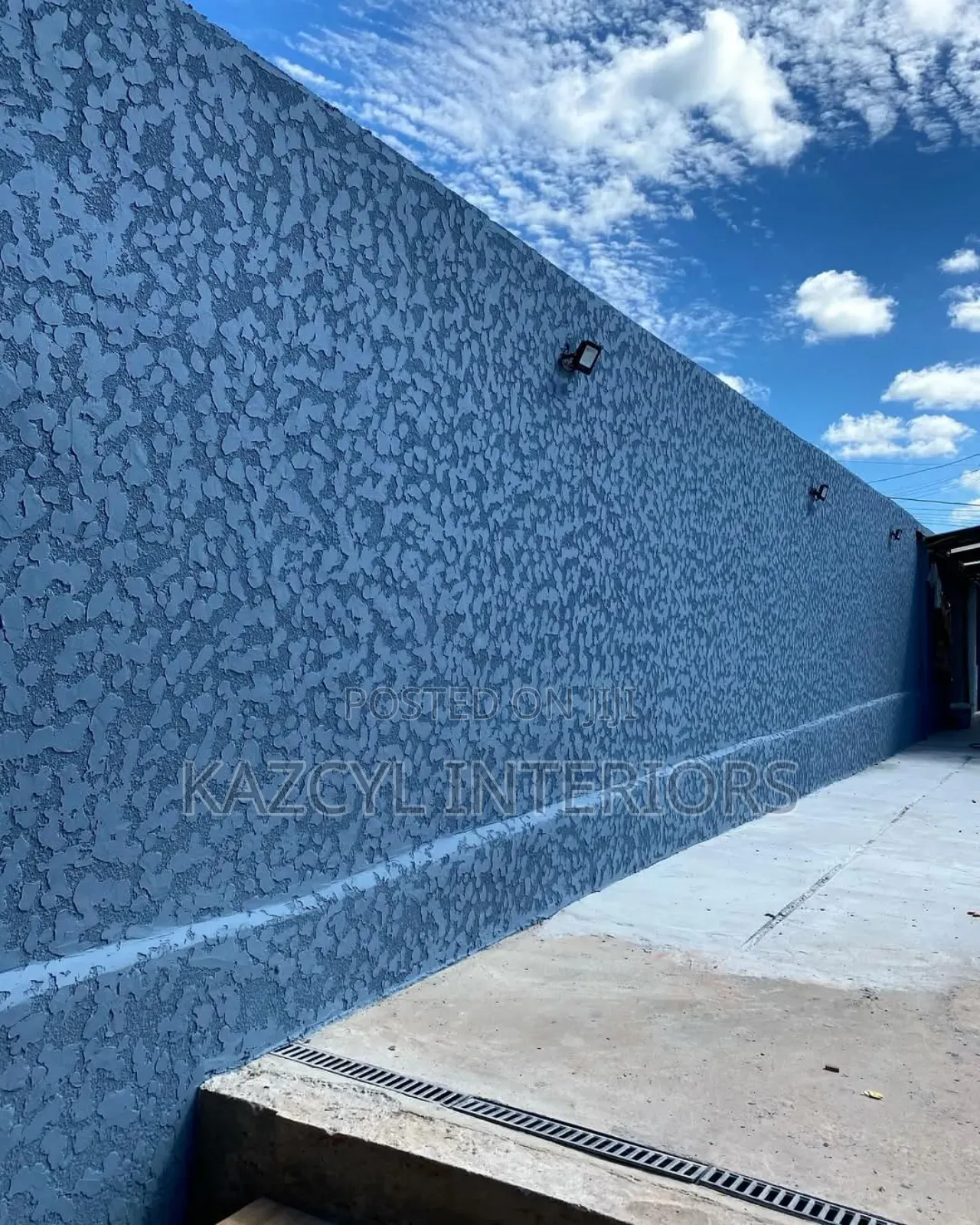 Tyrolean Cement Spray and Paintings
