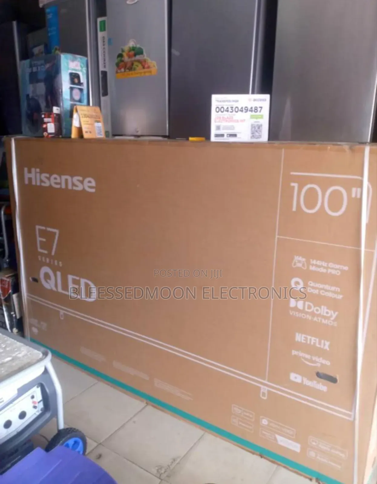 Hisense Qled E7 Smart Inverter Television 100inches 5 Year's Warran