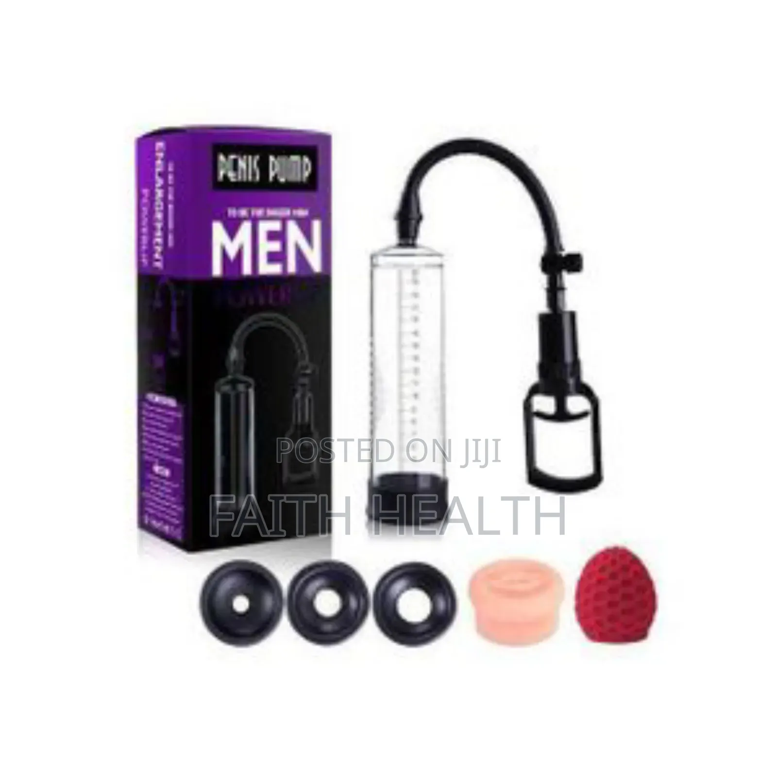 Penis Pump Bigger Longer Penis Deluxe Full Kit Pump Male Sex Toys
