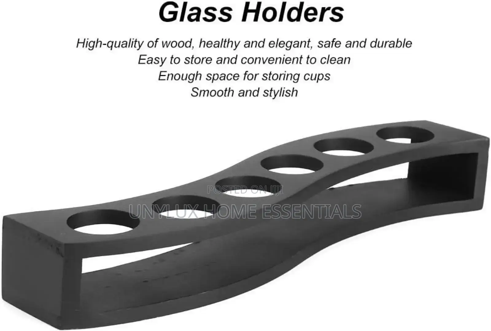 6 Hole Tequila Rack With Glass Cup
