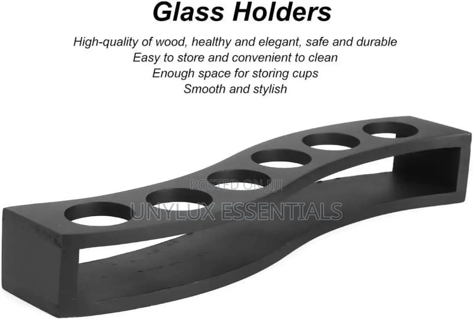 6 Hole Tequila Rack With Glass Cup